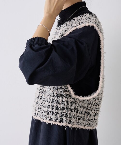 BEARDSLEY（ビアズリー） ベスト ジレ ツイードニットベスト