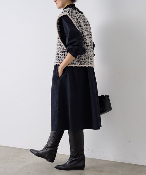 BEARDSLEY（ビアズリー） ベスト ジレ ツイードニットベスト