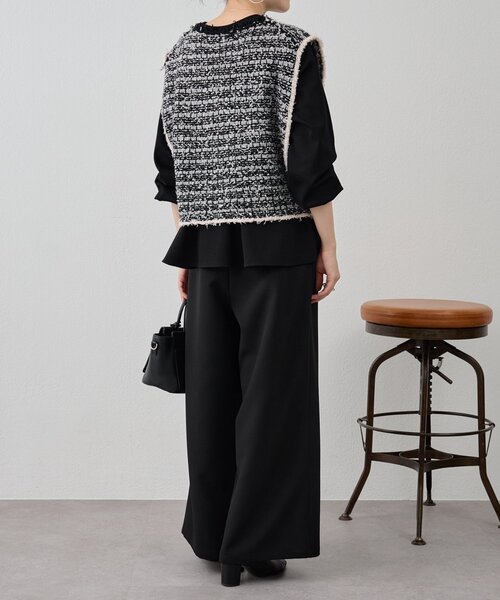 BEARDSLEY（ビアズリー） ベスト ジレ ツイードニットベスト