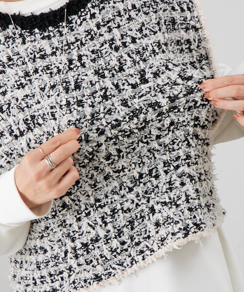 BEARDSLEY（ビアズリー） ベスト ジレ ツイードニットベスト