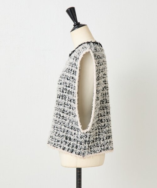 BEARDSLEY（ビアズリー） ベスト ジレ ツイードニットベスト