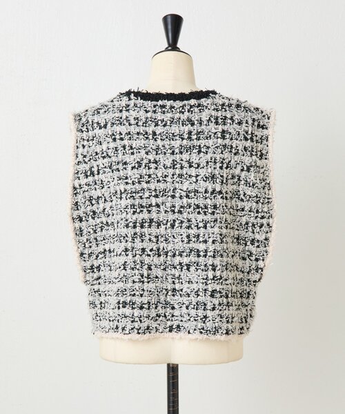 BEARDSLEY（ビアズリー） ベスト ジレ ツイードニットベスト