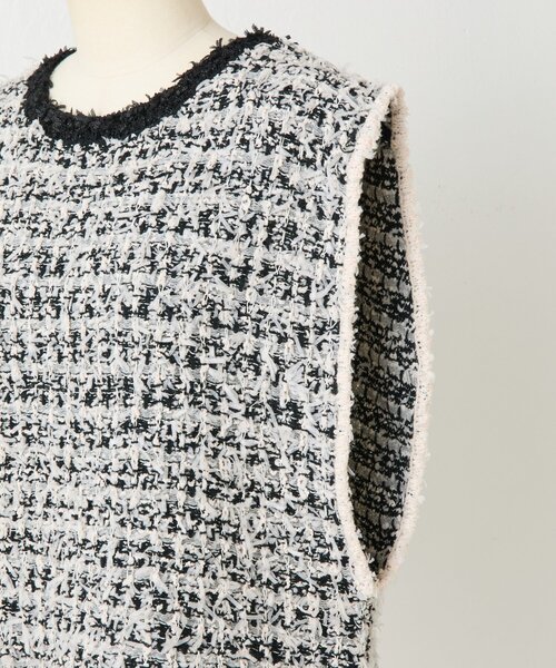 BEARDSLEY（ビアズリー） ベスト ジレ ツイードニットベスト