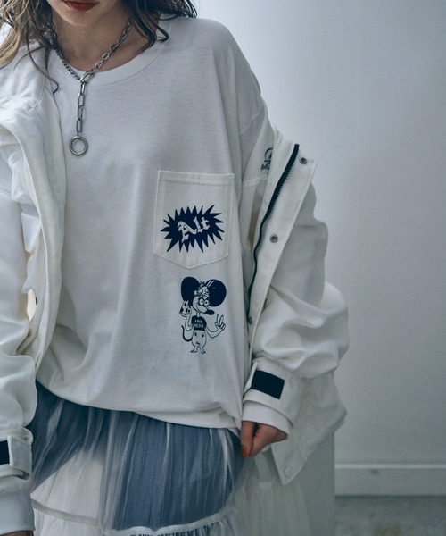 「RNA」 キャミソールワンピース MEDIUM オフホワイト レディース_画像2