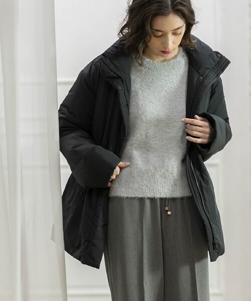 「OPAQUE.CLIP」 コート 40 ダークオリーブ レディース_画像2