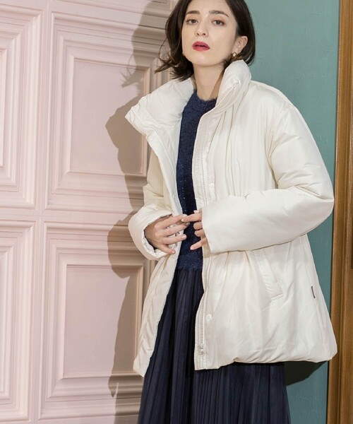 「OPAQUE.CLIP」 コート 40 ダークオリーブ レディース_画像4