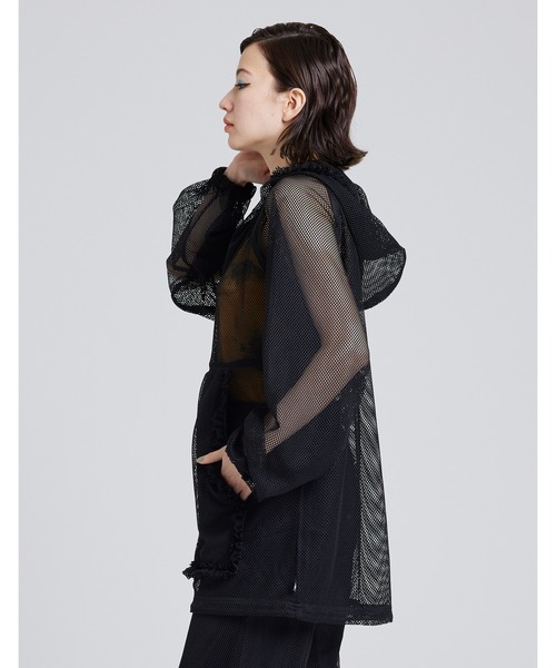 「Little sunny bite」 ジップアップパーカー SMALL パープル レディース_画像5