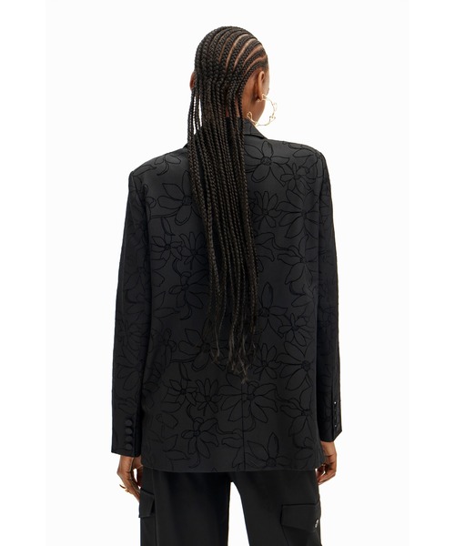 「Desigual」 テーラードジャケット X-SMALL ブラック レディース_画像4