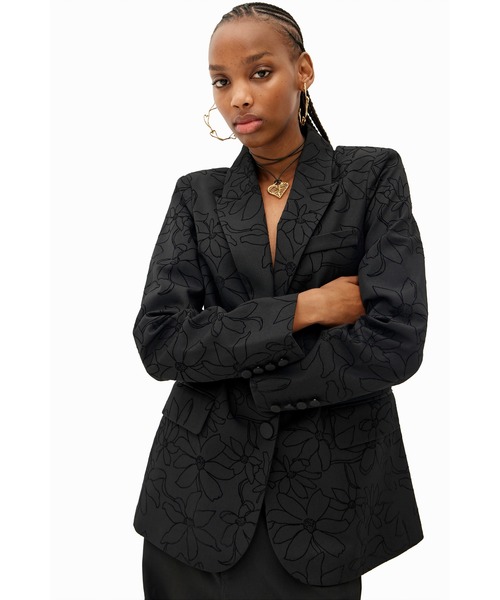 「Desigual」 テーラードジャケット X-SMALL ブラック レディース_画像7