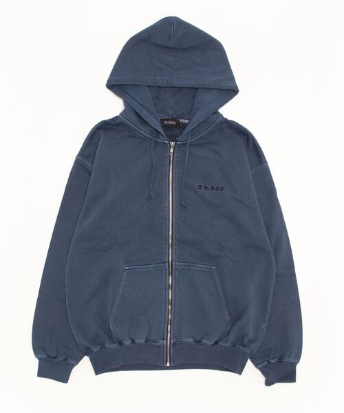 未使用 X JAPAN フルジップ パーカー メンズL XLARGE（エクストラ ラージ） ジップアップパーカー X-LARGE ネイビー