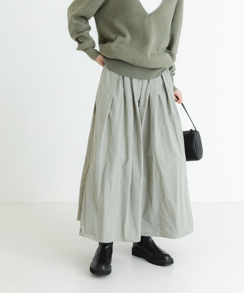 「URBAN RESEARCH」 フレアスカート 36 グレー レディース_画像2