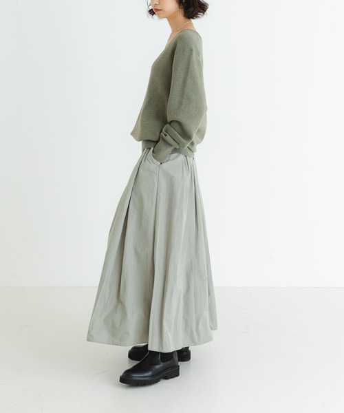 「URBAN RESEARCH」 フレアスカート 36 グレー レディース_画像9