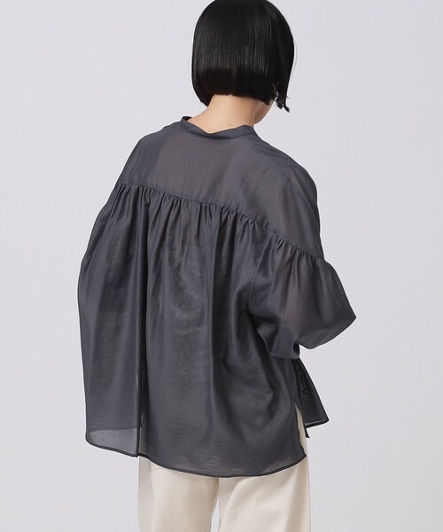 「GALLEST」 長袖ブラウス 38 ベージュ レディース_画像5