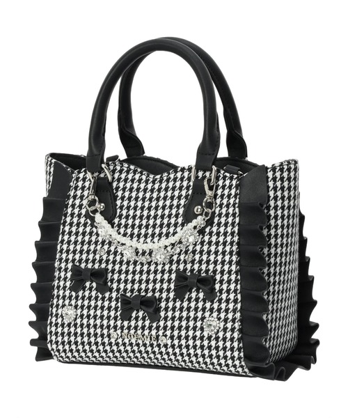 NOEMIE（ノエミー） ショルダーバッグ バッグ 千鳥柄ビジューフリル