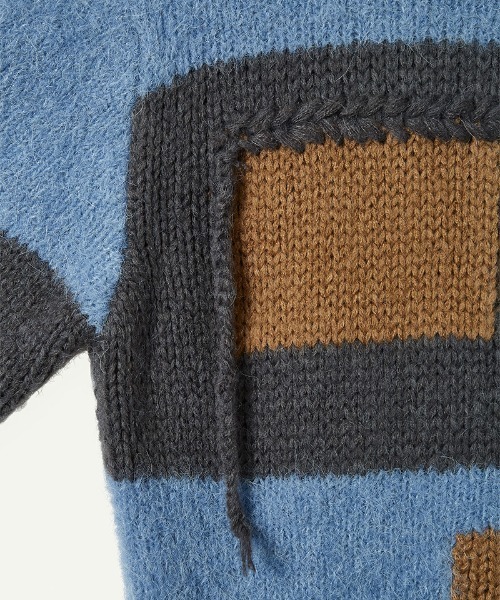 「leinwande」 長袖ニット ONE SIZE ブルー レディース_画像5