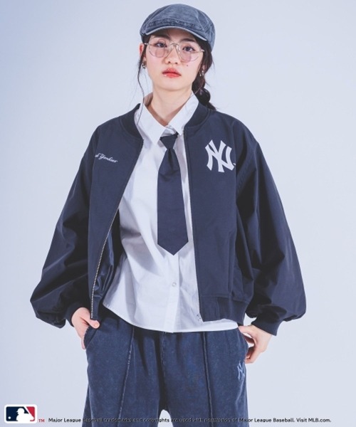 repipi armario（レピピアルマリオ） ブルゾン アウター 「MLB」ZIP 