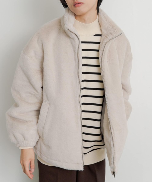 [SENSE OF PLACE by URBAN RESEARCH] блузон LARGE свет бежевый мужской 