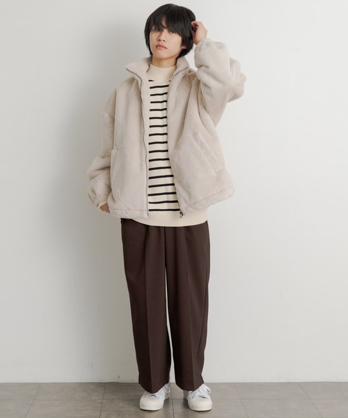 [SENSE OF PLACE by URBAN RESEARCH] блузон LARGE свет бежевый мужской 