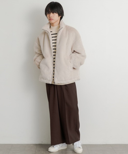 [SENSE OF PLACE by URBAN RESEARCH] блузон LARGE свет бежевый мужской 