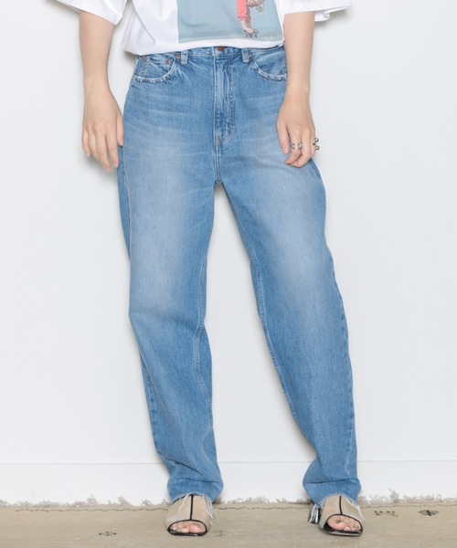 「RED CARD TOKYO」 デニムパンツ 25 インディゴブルー レディース_画像4