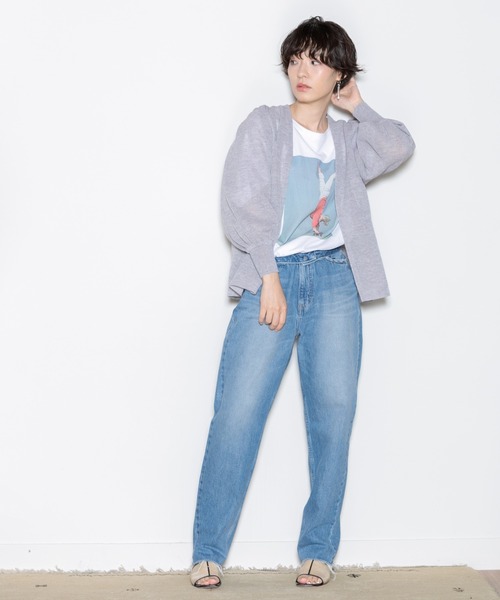 「RED CARD TOKYO」 デニムパンツ 25 インディゴブルー レディース_画像6