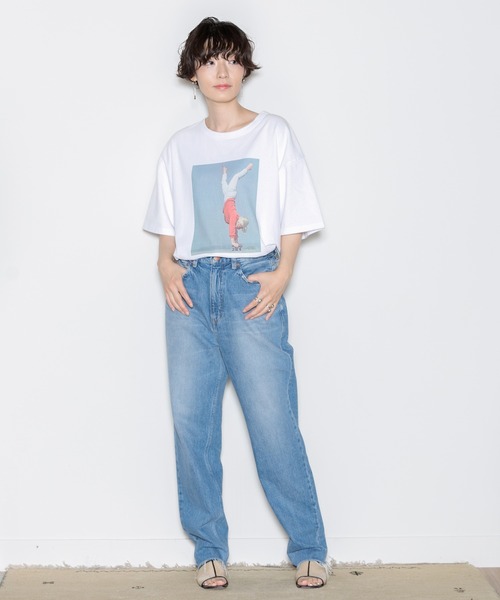 「RED CARD TOKYO」 デニムパンツ 25 インディゴブルー レディース_画像8