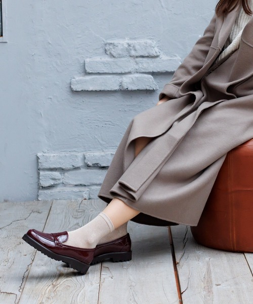 「HIMIKO」 シューズ 22.5cm グレー レディース_画像9