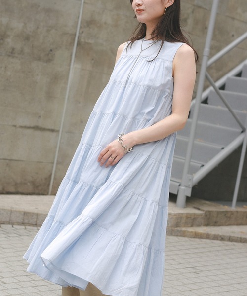 ワンピース 「別注」MARIHA / ミューズのワンピース ショート ソリッドの画像