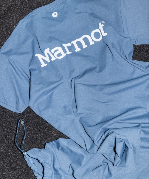 ワンピース 「Marmot/マーモット」 別注 ブランドロゴ バックプリント ワンピースの画像