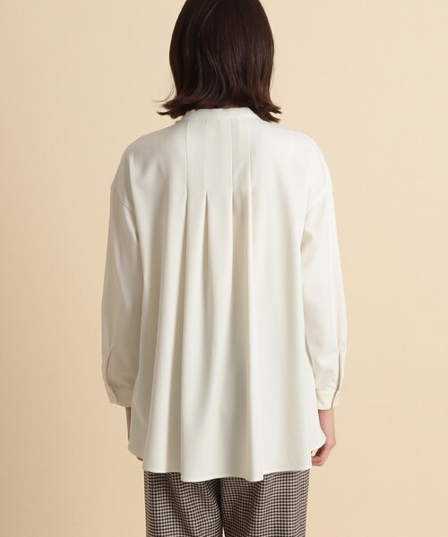 「Dessin」 長袖ブラウス 02 ネイビー レディース_画像3