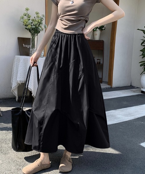 ★美品★ ナゴンスタンス　変形バルーンスカート　マーメイド　ブラック タグ付 nagonstans OLD NYLON Pointyバルーンスカート 【公式通販】