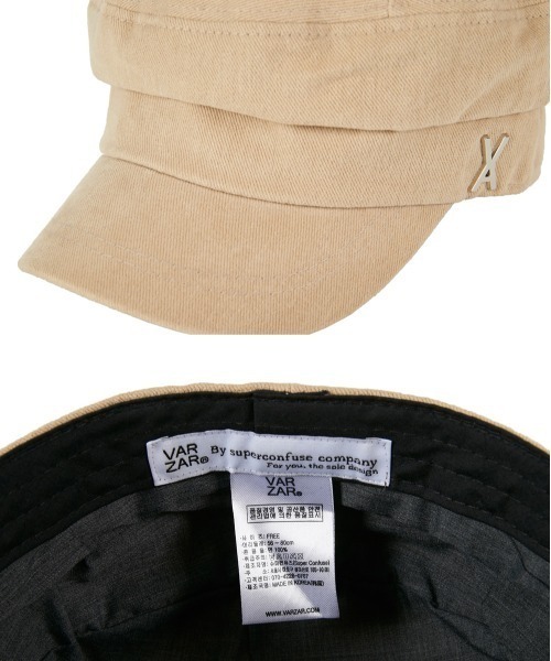 「VARZAR」 キャスケット FREE ブラック レディース_画像8