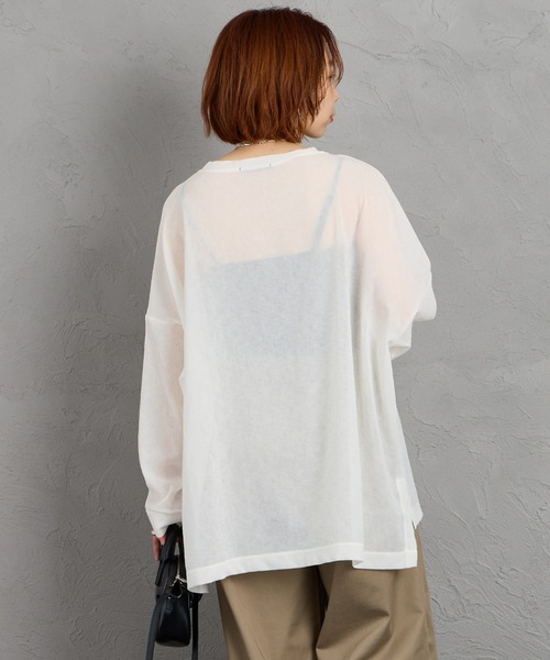 mizuiroind（ミズイロインド） tシャツ ワッシャーボイル ワイドプル