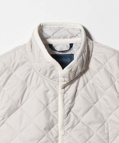 コート ジャケット 「別注」「LAVENHAM 」LIGHT MICKFIELD VEST/ライト ミックフィールド/キルティングベスト メンズの画像