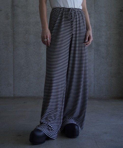 「gina tricot」 イージーパンツ S ブラック レディース_画像6