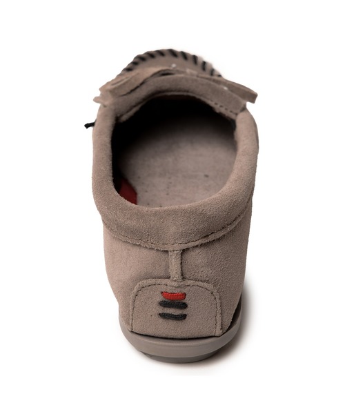 【あー】【箱無価格】Minnetonka モカシン　グレー Minnetonka（ミネトンカ） モカシンシューズ 7h グレー レディース