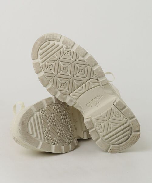 「CONVERSE」 ハイカットスニーカー 24.5cm ベージュ レディース_画像3