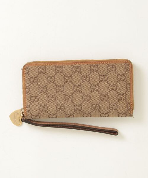 GUCCI（グッチ） GGキャンバス 長財布 - ベージュ レディース 