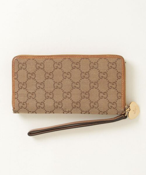 GUCCI（グッチ） GGキャンバス 長財布 - ベージュ レディース 