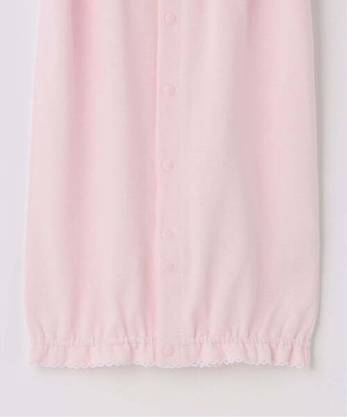 ベビー服 ロンパース ウサギマスコット付　半袖2wayオールの画像