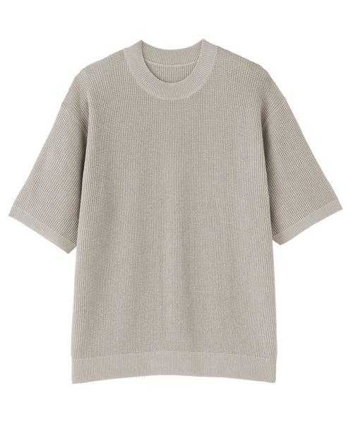 MUJI Labo セーター ニット 「MUJI Labo」紳士 和紙混半袖クルーネック