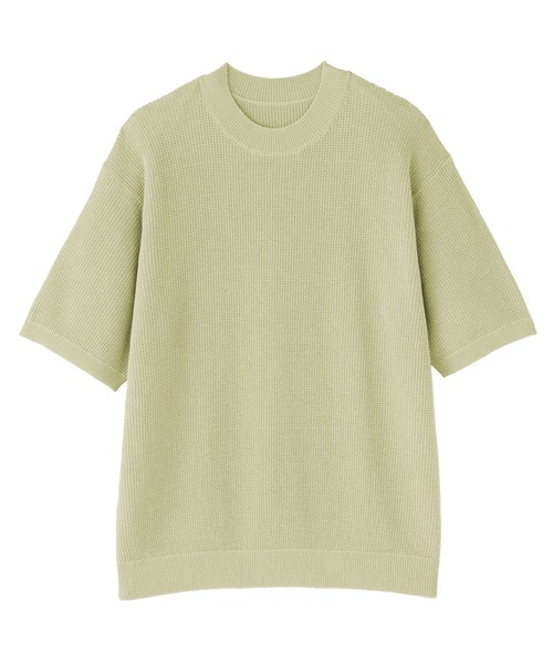 MUJI Labo セーター ニット 「MUJI Labo」紳士 和紙混半袖クルーネック
