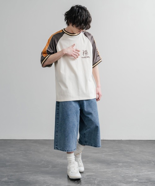 KRIFF MAYER（クリフメイヤー） tシャツ スーベニア虎刺繍スカジャンT
