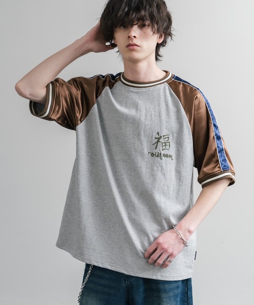 KRIFF MAYER（クリフメイヤー） tシャツ スーベニア虎刺繍スカジャンT
