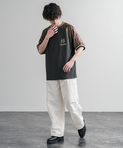 KRIFF MAYER（クリフメイヤー） tシャツ スーベニア虎刺繍スカジャンT