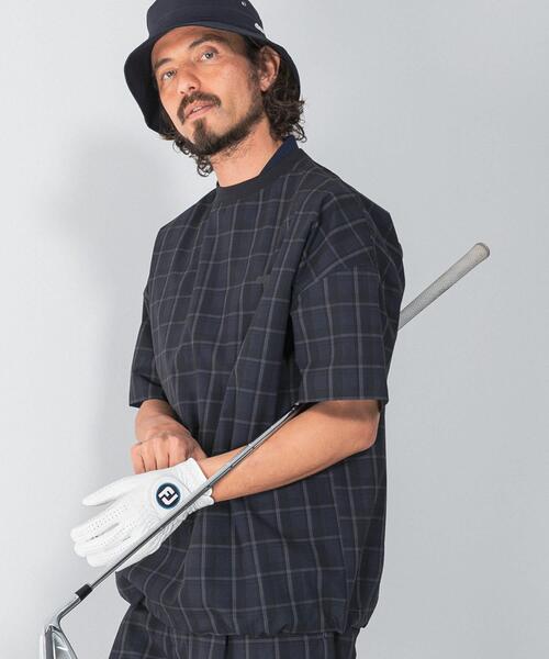 URBAN RESEARCH Sonny Label シャツ 半袖 OOPS チェック柄Tシャツ