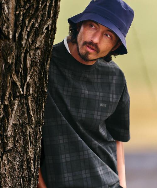 URBAN RESEARCH Sonny Label シャツ 半袖 OOPS チェック柄Tシャツ