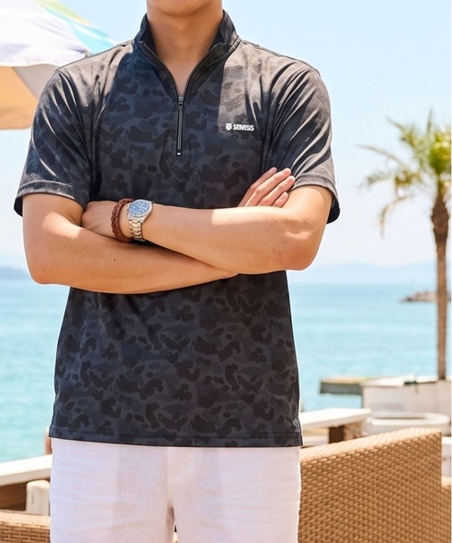 K-SWISS（ケースイス） tシャツ 「K-SWISS/ケースイス」カモフラ