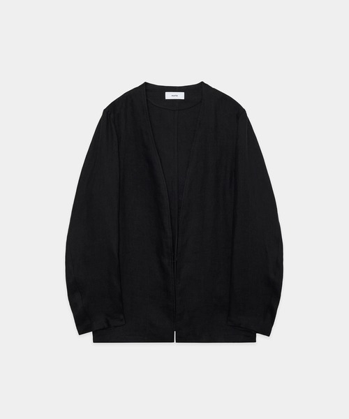 ジャケット テーラードジャケット 「marka/マーカ」リネンガーゼダブルクロス ミニマリストジャケット / MINIMALIST JACKETの画像