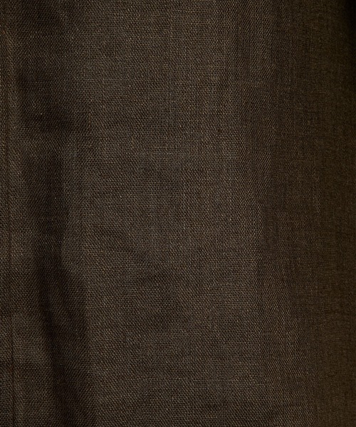 ジャケット テーラードジャケット 「marka/マーカ」リネンガーゼダブルクロス ミニマリストジャケット / MINIMALIST JACKETの画像